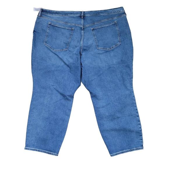 Old Navy Plus Sz 28 High Rise Curvy OG Straight Jeans Extra Stretch Women Sz 28 - Picture 3 of 7